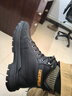 卡特（CAT）新品男士戶(hù)外防潑濺牛皮高幫休閑鞋戶(hù)外靴商場(chǎng)同款 黑色 41 曬單實(shí)拍圖