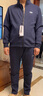 JEEP中老年棉質(zhì)衛衣男套裝春秋季運動(dòng)休閑兩件套冬季加絨加厚套裝爸爸 加絨款 深藍 XL -體重120-135斤 曬單實(shí)拍圖
