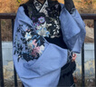 十三余小豆蔻兒[護花鈴-幻夜黑] 刺繡比甲馬面裙明制漢服女裝秋冬 比甲(含配飾) 現貨 S 曬單實(shí)拍圖