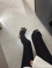GG VH CK輕奢連褲襪女秋冬季新款外穿加絨加厚絲襪光腿神器裸感保暖打底褲 300克連腳【黑色】2條 均碼 【適合80-140斤】 曬單實(shí)拍圖