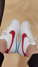 耐克女子輕便薄底鞋春季平底復古跑鞋風(fēng)運動(dòng)鞋NIKE CORTEZ DN1791 108白/校園紅/校園藍 35.5 曬單實(shí)拍圖