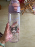凱蒂貓（hellokitty）庫洛米兒童水杯學生上學寶寶女孩童可愛夏季水壺塑料戶外直飲杯子 紫色庫洛米咔咔杯 550ml -直飲 曬單實拍圖