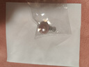 江浸月珍珠吊墜一顆單珠S925銀V型貝殼珠正圓無瑕疵項鏈墜SN9618 14mm粉紫色珠不含鏈 曬單實拍圖