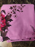 玖希奇老式國民全棉床單老上海床單加厚斜紋純棉雙人單品床單單件 富貴牡丹-玫紅 230x245cm（1.8床） 曬單實(shí)拍圖