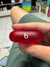 beats Solo Buds 真無(wú)線耳機(jī) 藍(lán)牙耳機(jī) 兼容蘋(píng)果安卓系統(tǒng) 晶透紅 曬單實(shí)拍圖