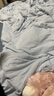 MUJI涼柔 薄被枕套套裝 夏涼被子涼感 藍(lán)色 單人被150*200cm枕套*1 曬單實拍圖