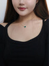 APM Monaco孔雀石愛心可調(diào)節(jié)項鏈小巧時尚飾品生日禮物送女友 孔雀石項鏈 曬單實拍圖