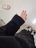 準(zhǔn)者男女長款加厚防風(fēng)保暖籃球運動戶外休閑連帽羽絨服冬 Z322411301 純正黑 M 曬單實拍圖