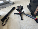 miliboo米泊鐵塔MTT705獨腳架含液壓云臺單反相機拍照相攝影像機直播婚禮錄制支架可轉登山杖桌面三腳架 MTT705III-CA(碳纖維) 曬單實(shí)拍圖