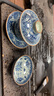一品工坊景德鎮青花三才蓋碗名悟柴窯手繪魚(yú)藻紋帶內畫(huà)仿古茶具泡茶蓋碗 老陶泥柴窯魚(yú)藻紋三才蓋碗 曬單實(shí)拍圖