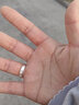 佰譽(yù)銀家4MM刻字定制99足銀男士戒指女士情侶對戒 光圈 單身小指食指尾戒 27號(手指周長(cháng)67M） 曬單實(shí)拍圖