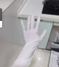 塞莫诗 丁腈手套加长款30只/包 加厚型 防油防水耐污 白色中号 实拍图