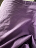 康妮雅（Conlia）睡裙女夏季彈力拉架棉圓領(lǐng)短袖2023年新款夏天寬松印花大碼連衣裙 紫色 L 建議161-165cm/55-68kg 曬單實(shí)拍圖