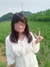 鏡莎荷葉邊長袖連衣裙2023新款防曬溫柔風(fēng)小個(gè)子收腰顯瘦V領(lǐng)仙女短裙 米白色 均碼【可備注碼數(shù)】 曬單實(shí)拍圖