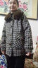 俞兆林（YUZHAOLIN）媽媽冬裝洋氣外套中年女士毛呢中老年人秋冬季加絨加厚棉衣 咖色 XL 建議90-105斤 曬單實(shí)拍圖