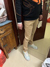 AJ ARMANI JEANS 高端牛仔褲男修身彈力商務(wù)休閑歐貨新款牛仔長(cháng)褲子百搭 杏色 31碼2.4尺 曬單實(shí)拍圖