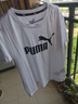 彪馬（PUMA）兒童短袖T恤男女中大童夏季涼感休閑運動(dòng)T恤童裝衣服 白色 140  曬單實(shí)拍圖