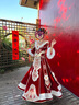 枝己秀禾服新娘婚紗2025新款加厚秋冬結(jié)婚禮服古裝嫁衣敬酒服龍鳳褂 231207（僅女裝） S 曬單實(shí)拍圖
