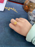 周大福爆閃小方糖戒指足金黃金戒指女(工費(fèi):380計(jì)價(jià))F233239七夕 11號(hào) 足金 約2.95g 曬單實(shí)拍圖