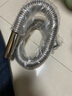 七牛【德國】洗手盆下水道側排面盆下水器排水管墻排洗臉盆配件省空間 【大帽彈跳有孔銅下水器】 面盆側排套裝管長100cm 曬單實拍圖