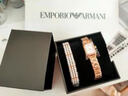 安普里奧·阿瑪尼（Emporio Armani）阿瑪尼手表方表盤(pán)石英腕表女士手表禮盒蛇年七夕禮物情人節送女友 經(jīng)典方盤(pán)款 AR11660 曬單實(shí)拍圖
