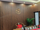 沃皓（wohao）東陽(yáng)木雕香樟木掛件原木客廳玄關(guān)背景墻壁飾壁掛雕刻工藝畫(huà) 花開(kāi)富貴59厘米(未上漆) 曬單實(shí)拍圖