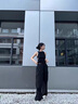 蘿美醬工裝褲女2025新款春秋高腰闊腿休閑寬松復古小個子秋季登山運動褲 深灰抽繩工裝褲常規(guī) M 【建議95-110斤】 曬單實拍圖