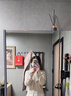 ELAND【50%綿羊毛】衣戀毛衣女學(xué)院可拆卸領(lǐng)假兩件上衣2024冬新款 卡其色(35)Beige M 曬單實拍圖
