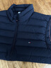 TOMMY HILFIGER【防風(fēng)防潑水】秋冬男裝輕薄90鵝絨排骨羽絨馬甲背心外套 藏青色DW5 M （推薦：135-150斤） 曬單實(shí)拍圖