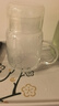 綠昌明玻璃茶壺涼水壺耐熱耐高溫帶蓋杯辦公白領(lǐng)家用花茶水果茶茗茶壺 夏悅涼水壺800ml（送壺刷*1） 曬單實(shí)拍圖