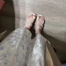 卓詩(shī)尼涼拖鞋女外穿2025年夏季新款法式仙女風(fēng)配裙子水鉆花朵兩穿涼鞋女 米白色 38 曬單實(shí)拍圖