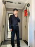 沙馳SATCHI男士襯衫2024秋冬新款速干云朵超柔莫代爾長(cháng)袖襯衫【耐皺易打理】 藏青 42 曬單實(shí)拍圖