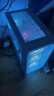 京天华盛 机箱散热风扇/定制 12cm 机箱风扇 /台式电脑主机静音LED炫光 灵珑 冰蓝 （黑框） 实拍图