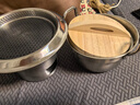 易億派韓式泡面鍋家用煮方便面黃鋁鍋雙耳韓國拉面鍋湯鍋小煮鍋壽喜鍋 304五層復(fù)底【帶蓋】 16cm 曬單實(shí)拍圖