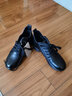 英之戀2026秋季新款舞蹈鞋女軟底真皮廣場(chǎng)舞鞋水兵跳舞鞋媽媽鞋 黑色全皮 38 曬單實(shí)拍圖