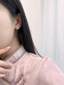 唯一（Winy）999足銀耳釘女氣質(zhì)高級感銀耳飾耳環(huán)簡約小眾生日禮物送女友老婆 莫比烏斯耳釘-送女友禮物 曬單實拍圖