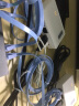 山泽（SAMZHE）六类网线 扁线 CAT6类千兆扁平家用电脑路由器非屏蔽网络连接线 成品跳线 蓝色2米 SZ-602BE 实拍图