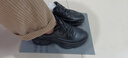 金利來(lái)（Goldlion）皮鞋男秋冬季真氣墊老爹鞋休閑鞋男厚底增高運動(dòng)鞋男士皮鞋 黑色 38 曬單實(shí)拍圖