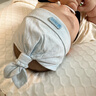 奧蒙威（AOMENGWEI）嬰兒帽子男女童寶寶胎帽新生兒護腦門(mén)囟門(mén)帽嬰幼兒睡眠帽ER-TZ-89 藍色 曬單實(shí)拍圖