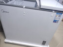 美的（Midea）冰柜雙溫家用商用節能省電低音大容量囤貨冷藏冷凍雙溫雙箱冷柜頂開(kāi)臥式冰箱 210DKEM(E)【PCM鋼板內膽】 210L 曬單實(shí)拍圖