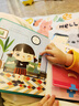 3d立體玩具游戲書?精裝硬殼兒童繪本3-6歲手指推拉翻翻書幼兒啟蒙童書科普百科兒童職業(yè)體驗益智書我是小醫(yī)生 曬單實拍圖