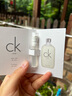 Calvin Klein【國內專柜】CK香水女士男士小樣ck one香水 ck one香水小樣1.2ml 曬單實拍圖
