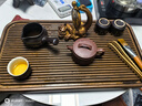 尚言坊簡易茶盤帶排水竹制高檔功夫茶具茶托盤家用辦公室瀝水干泡茶臺 曬單實拍圖