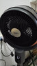 美的（Midea）電風(fēng)扇空氣循環(huán)扇家用落地扇直流變頻遙控臺地兩用廣角搖頭輕音立式風(fēng)扇 FGD24UCR【3D廣角送風(fēng)黑色】 曬單實(shí)拍圖