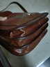 THE BRIDGE/橋牌 StoryDonna系列【新年禮物】手工牛皮單肩包女士復古斜挎包 棕色 曬單實(shí)拍圖