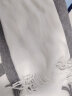 梦特娇（MONTAGUT）2024双色拼接撞色围巾男女学生冬季新款时尚百搭流苏披肩保暖围脖 6652围巾白拼绿色 实拍图