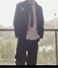 寫(xiě)璇熱血高校中山裝西服dk制服男士痞帥學(xué)院風(fēng)jk小西裝外套學(xué)院風(fēng)班服 【四件套】西服+襯衫+領(lǐng)帶+西褲 L 曬單實(shí)拍圖