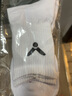 威克多勝利羽毛球襪男女加厚毛巾底高筒超長SK902三雙裝 SK902A 白色 22-25CM/3雙裝 曬單實(shí)拍圖
