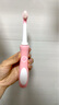 Yuccayucca中大童電動牙刷充電式3-12歲寶寶卡通兒童軟毛牙刷非U型 粉色簡裝 曬單實拍圖