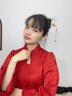 兩世歡新中式紅色喜慶新娘發(fā)簪旗袍步搖頭飾訂婚簪子女古風配敬酒服發(fā)飾 曬單實拍圖